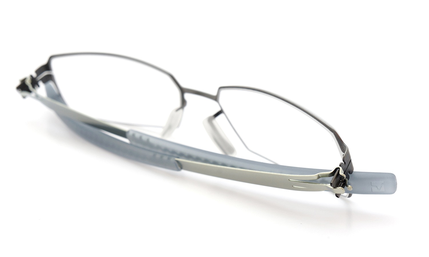 ic!berlin ロングセラー メガネ paxton graphite/electric light olive
