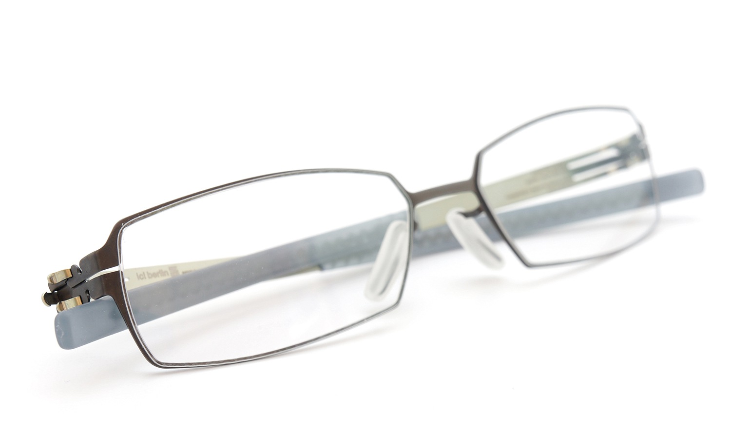 ic!berlin ロングセラー メガネ paxton graphite/electric light olive