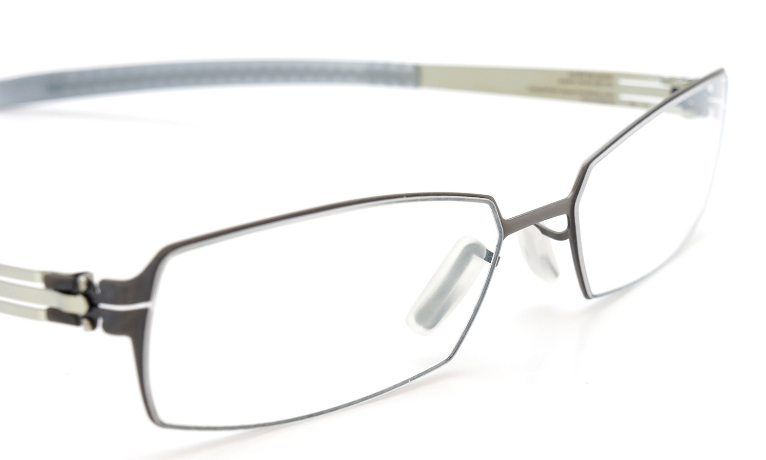 ic!berlin ロングセラー メガネ paxton graphite/electric light olive
