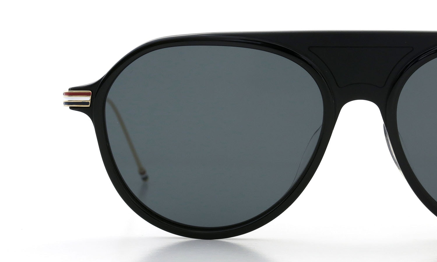 THOM BROWNE. TB-809-A BLK-GLD 57size