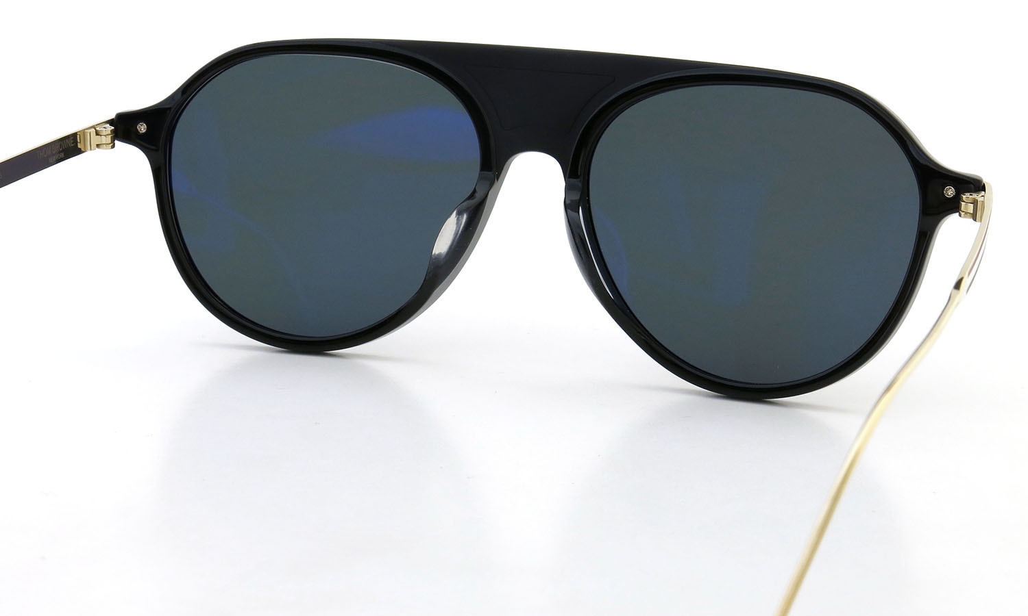 THOM BROWNE. TB-809-A BLK-GLD 57size