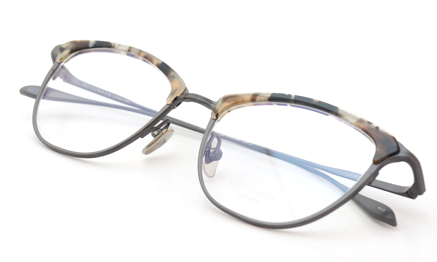 MASUNAGA since 1905 LEMPICKA #49 BK/TORTOISE