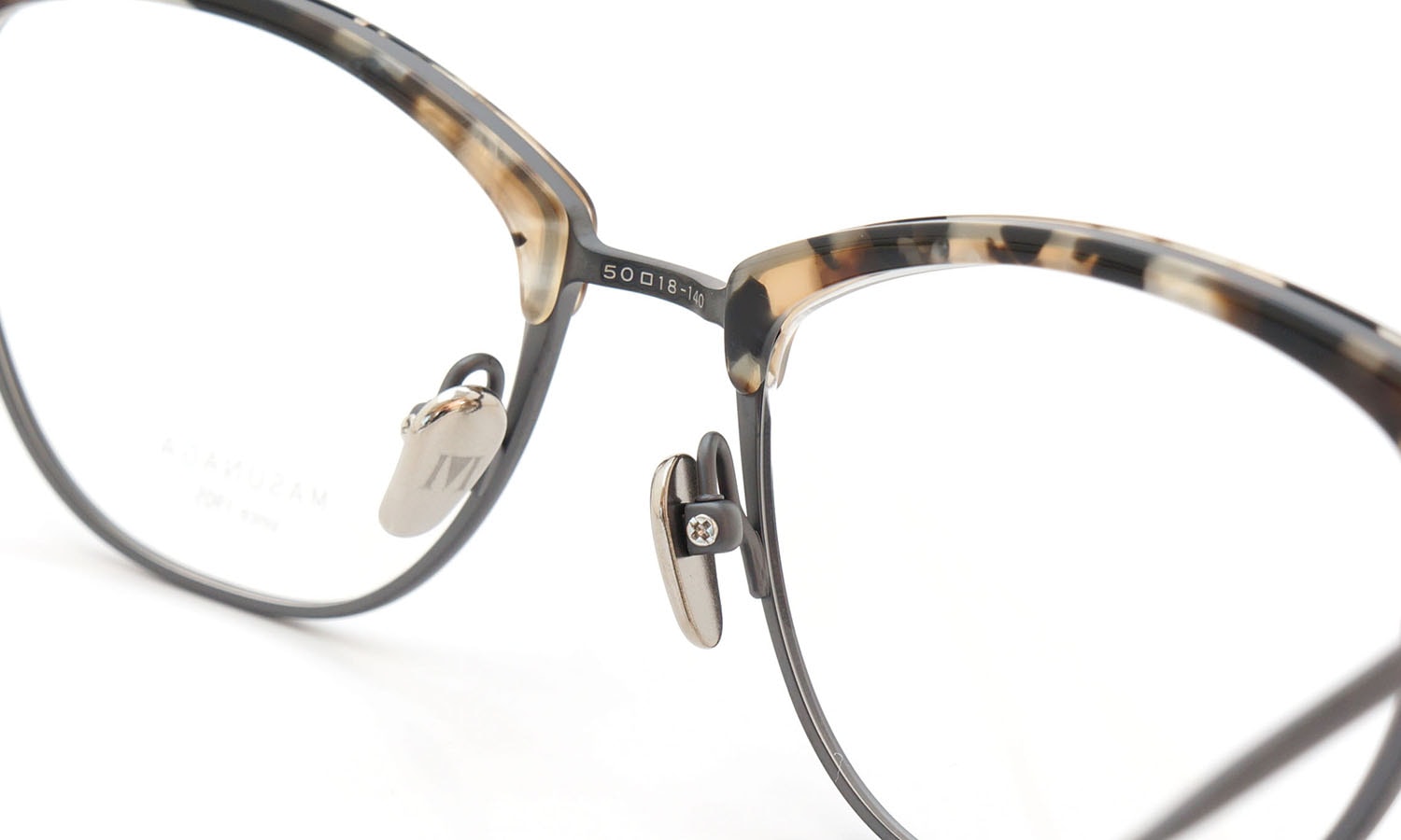 MASUNAGA since 1905 LEMPICKA #49 BK/TORTOISE