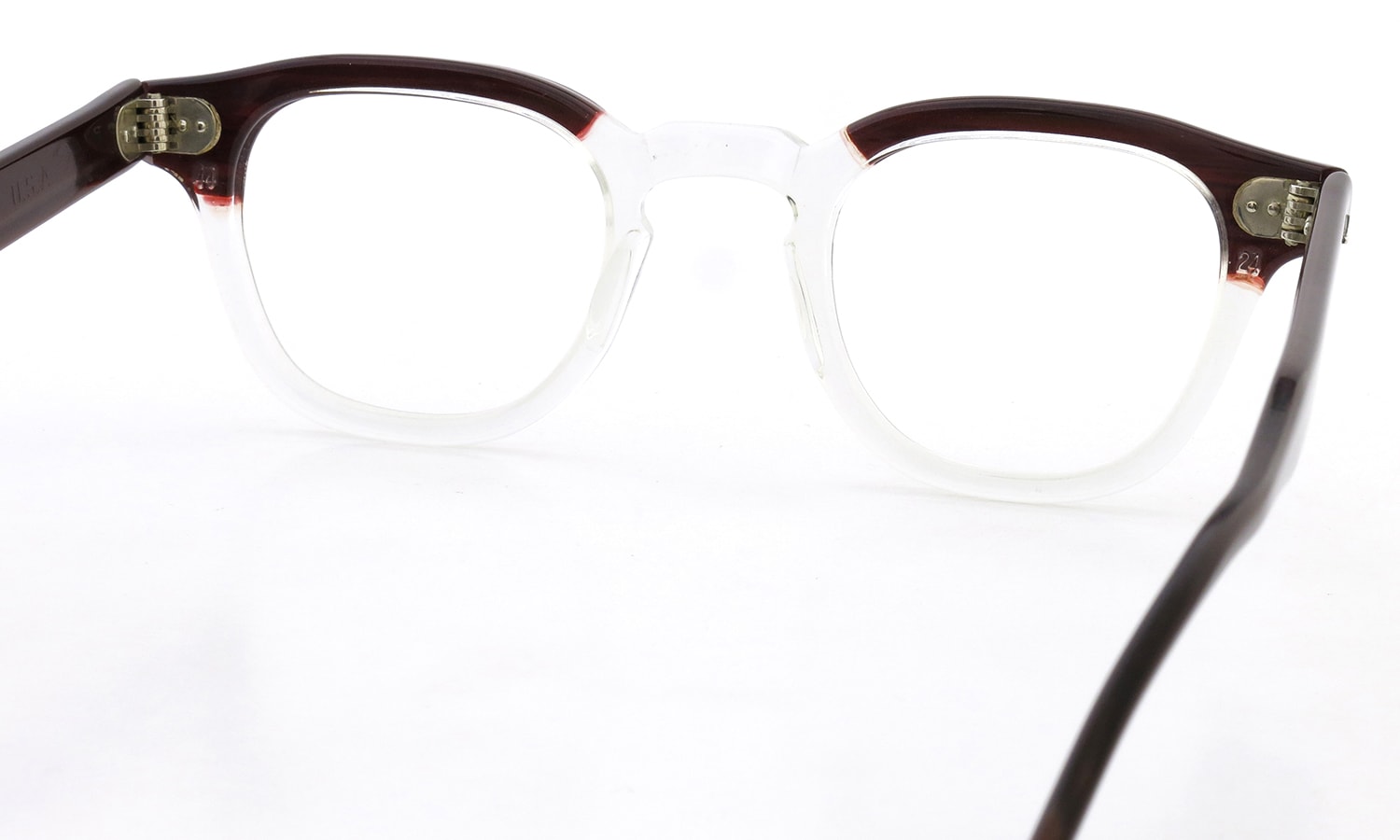 TART Optical vintage 通販 ARNEL REDWOOD C.B.-CLEAR 44-24 [04]