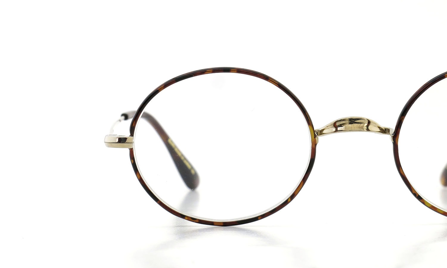 Oliver Goldsmith  ジョンレノン愛用のメガネ Oval/Pro Titanium Gold-MMS