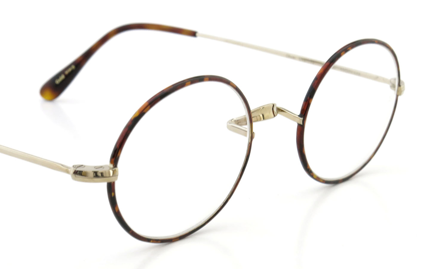 Oliver Goldsmith  ジョンレノン愛用のメガネ Oval/Pro Titanium Gold-MMS