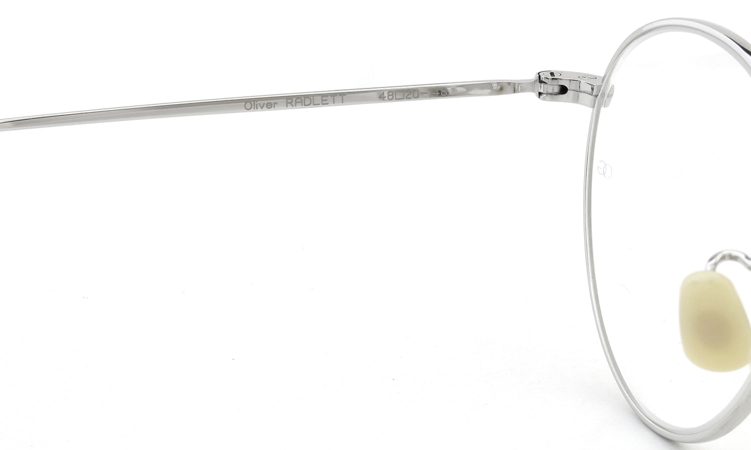 Oliver Goldsmith オリバーゴールドスミス メガネ RADLETT ラドレット 48size通販 Silver (取扱店：大宮