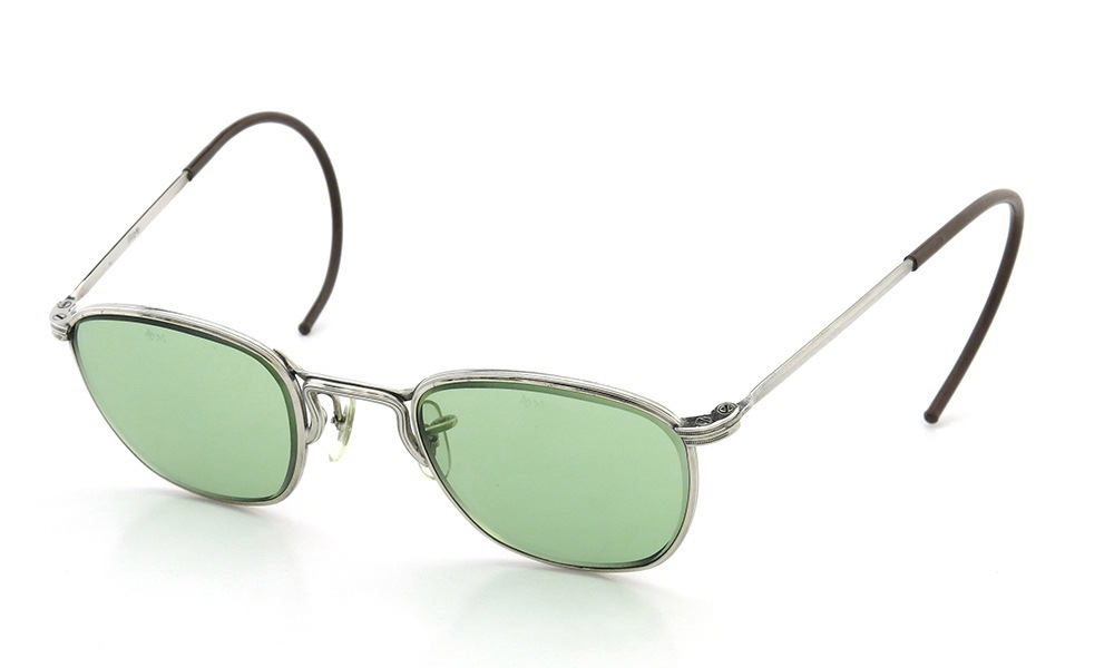American Optical アメリカンオプティカル Vintage ヴィンテージ サングラス通販 推定1960年代 Aviator Wellinton With Iriginal Green Glass Lens 46 22 取扱店 大宮 ポンメガネ