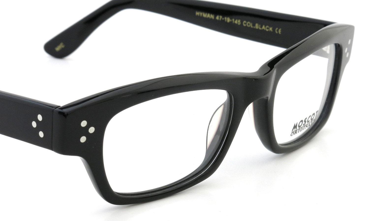 MOSCOT HYMAN Col.BLACK 47size