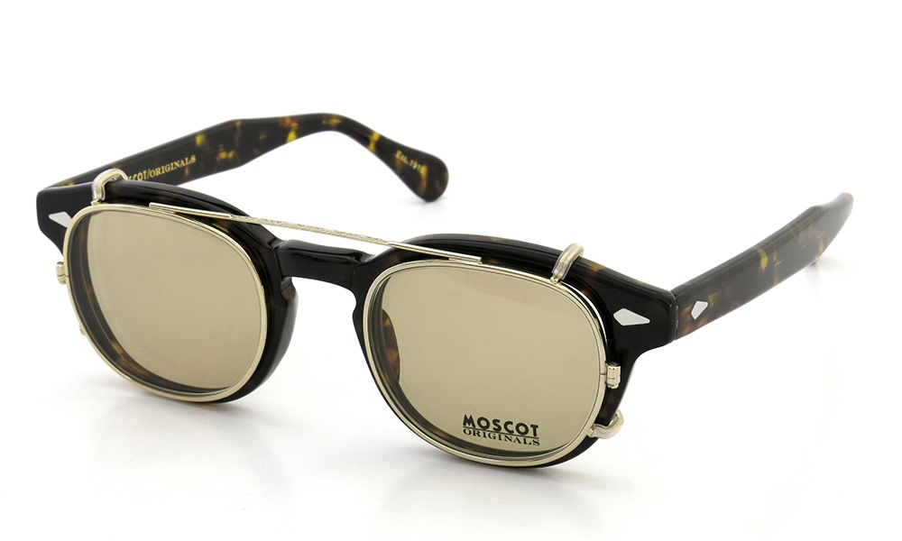 MOSCOT モスコット 純正クリップオン レンズカスタム通販 CLIPTOSH 46 (LEMTOSH 46size専用 ) GOLD