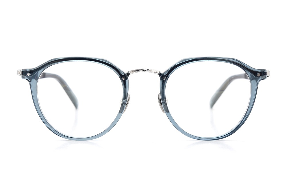 YELLOWS PLUS メガネ OLIVER通販 C472 aqua grey/silver 正規取扱