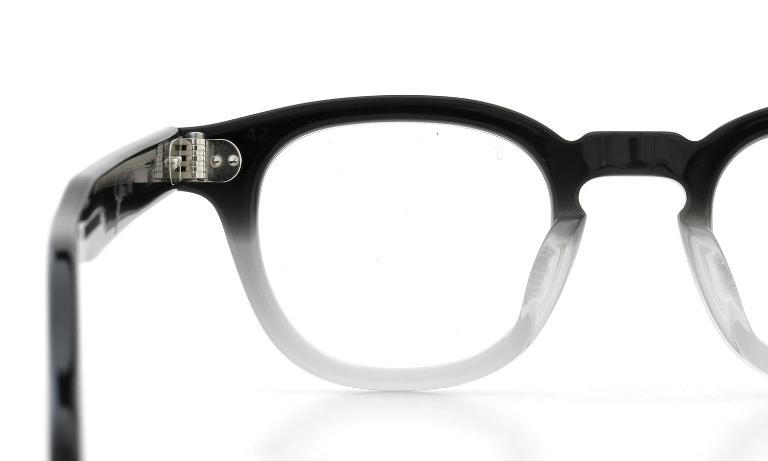 JULIUS TART OPTICAL AR-42-22 PL-009B BLACK CLEAR FADE