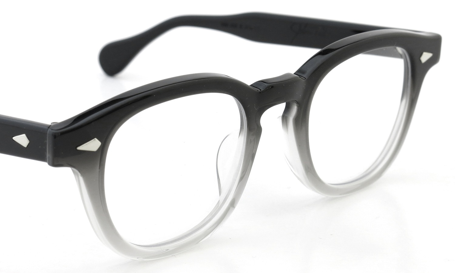 JULIUS TART OPTICAL AR-46-22 PL-002B BLACK CLEAR FADE