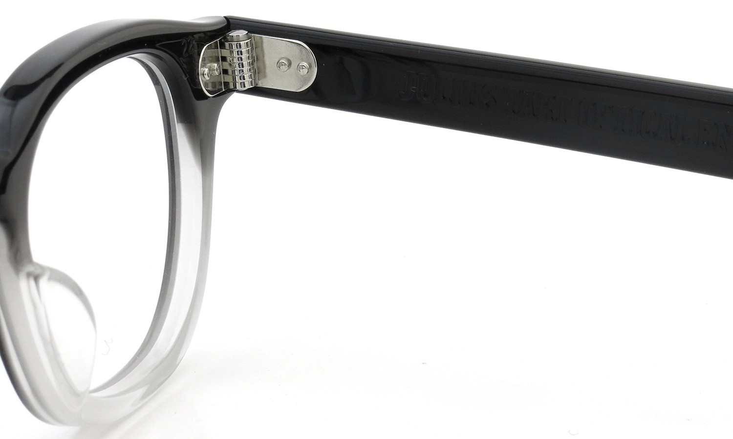 JULIUS TART OPTICAL AR-42-22 PL-009B BLACK CLEAR FADE