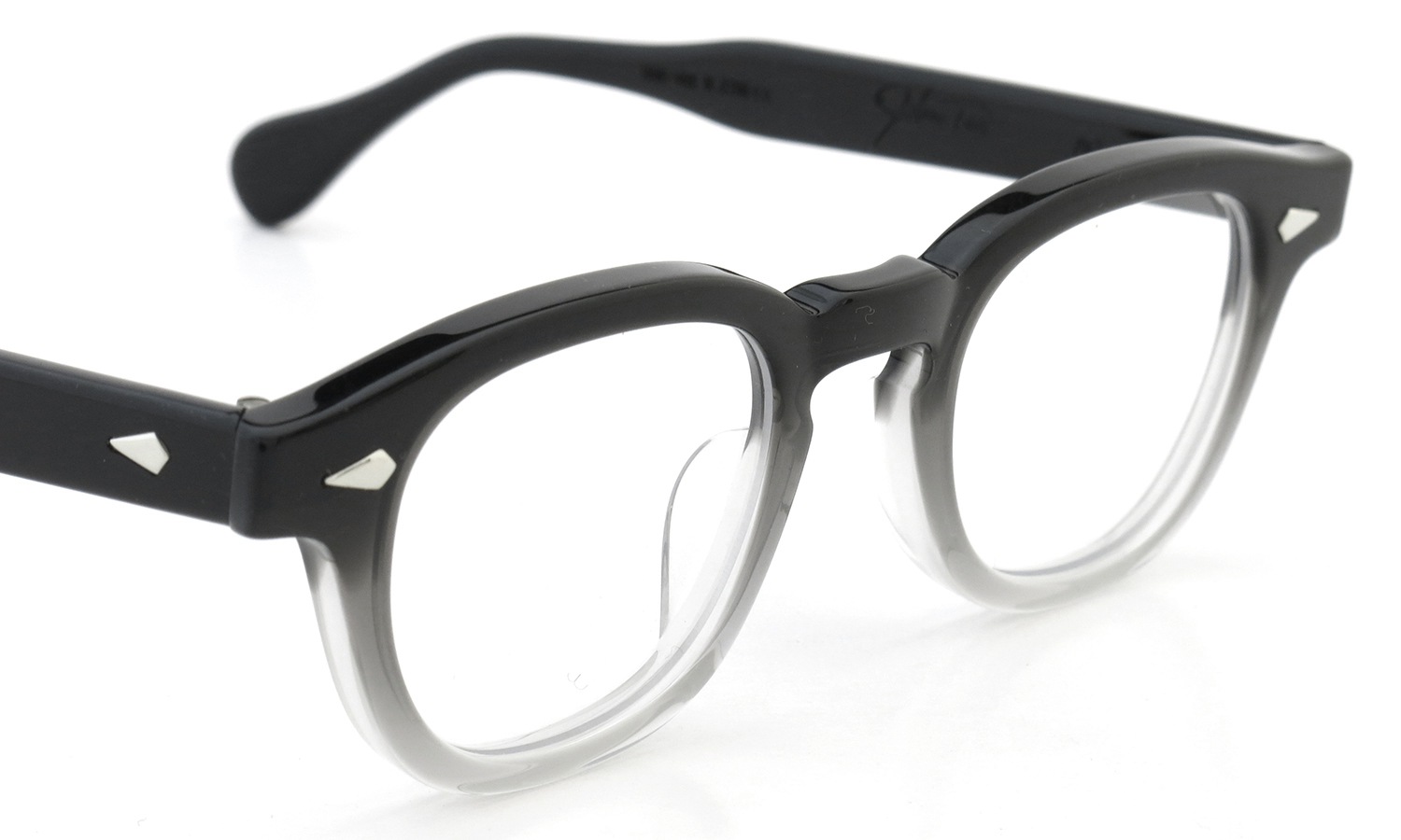 JULIUS TART OPTICAL AR-42-22 PL-009B BLACK CLEAR FADE