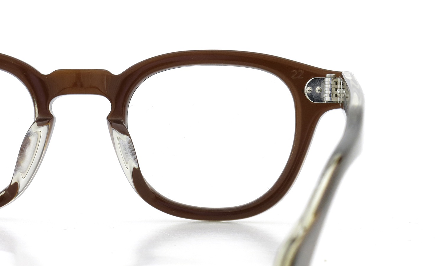 JULIUS TART OPTICAL ジュリアス タート オプティカル メガネ AR-42-22通販 BROWN-CRYSTAL PL