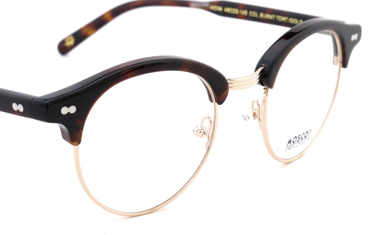 MOSCOT AIDEN col.BURNT TORTO/GOLD 46