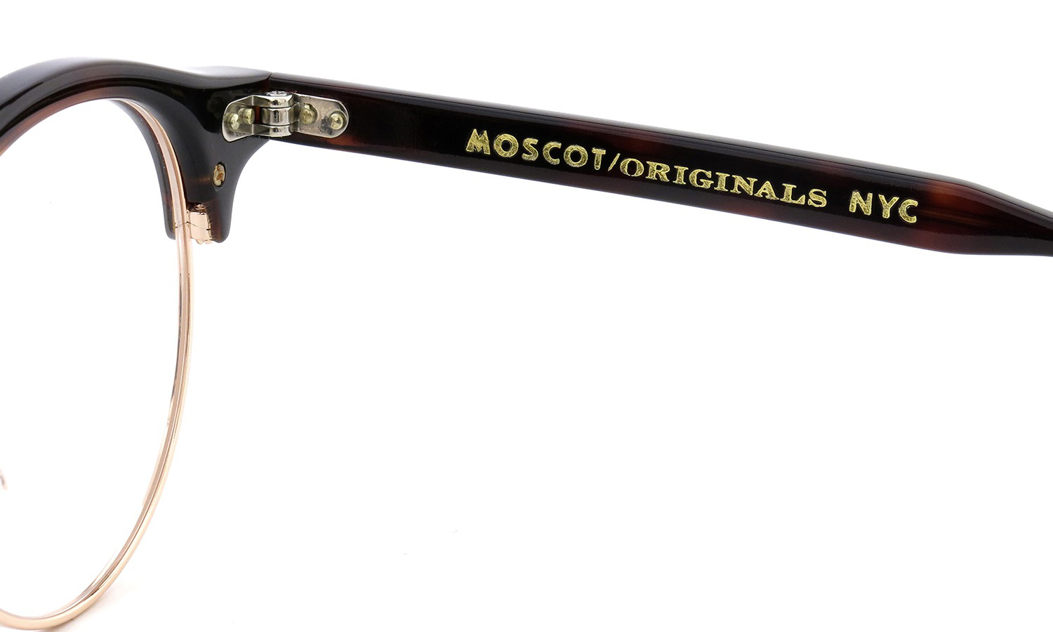 MOSCOT AIDEN col.BURNT TORTO/GOLD 46