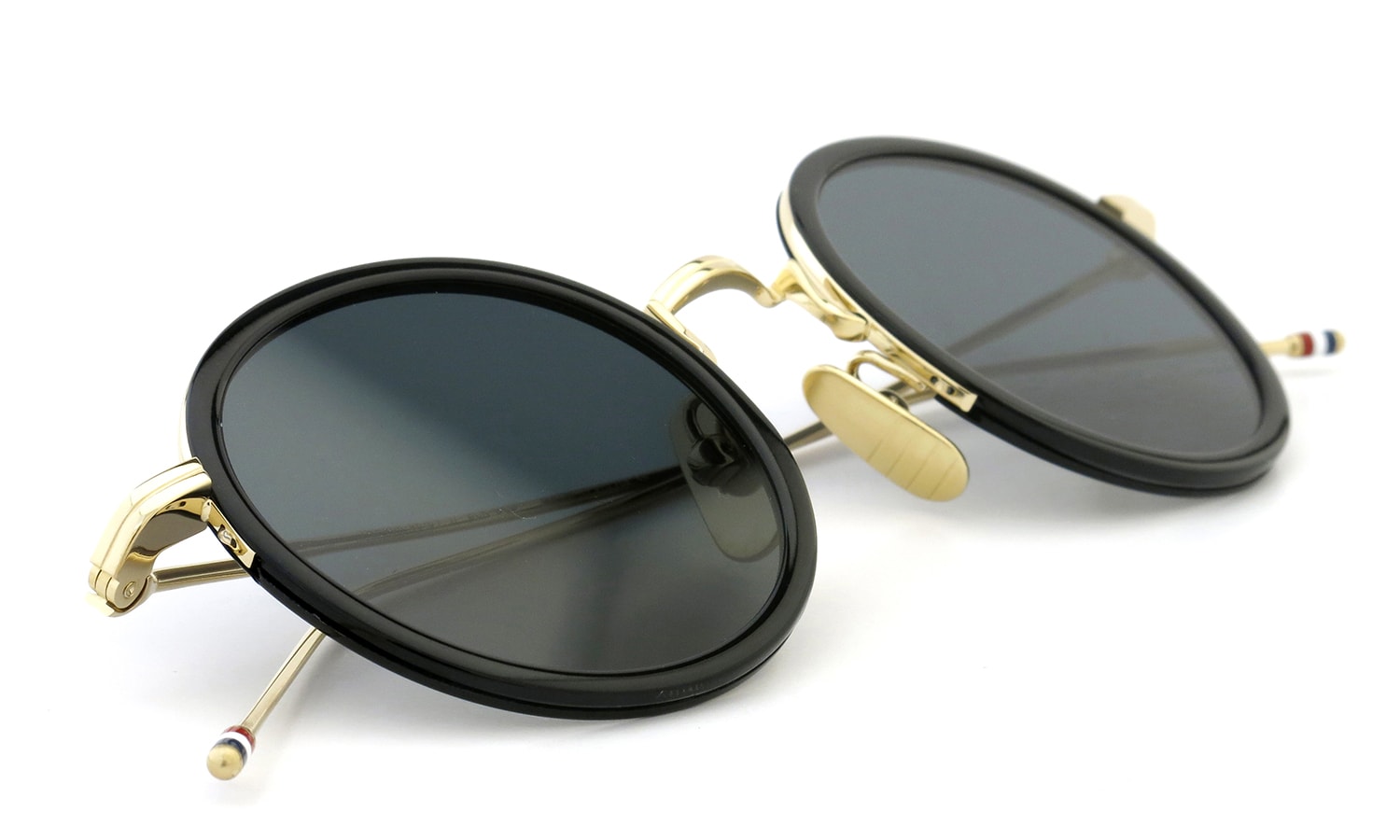 THOM BROWNE. TBS-906 46 01 BLK/GLD