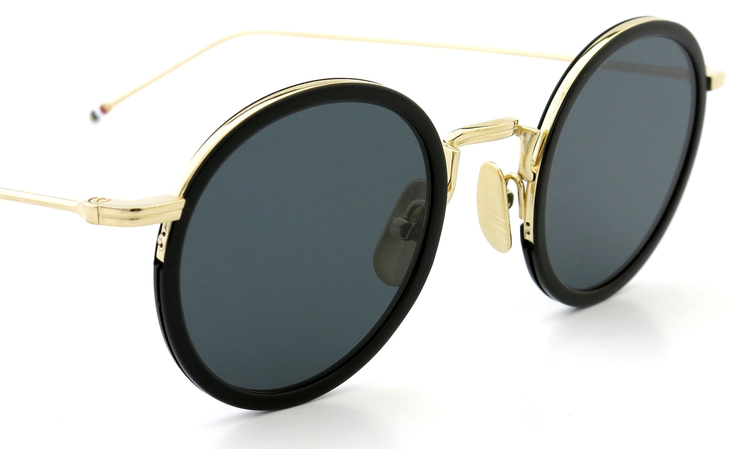 THOM BROWNE. TBS-906 46 01 BLK/GLD