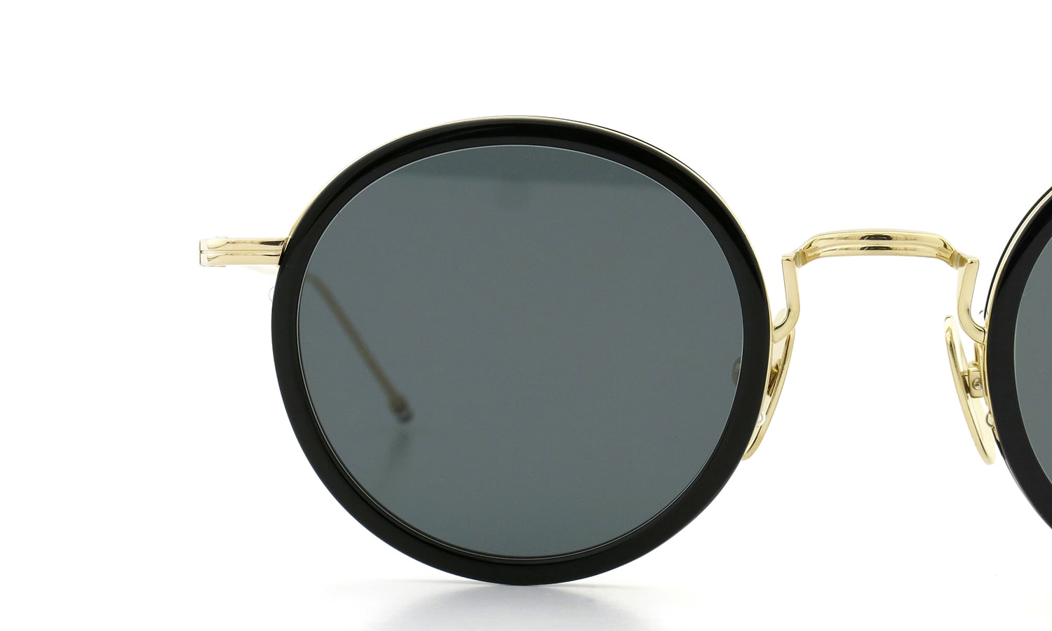 THOM BROWNE. TBS-906 46 01 BLK/GLD