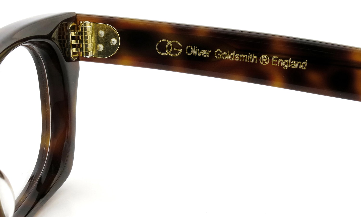 Oliver Goldsmith メガネ通販 VICE CONSUL-s Darker Tortoise 詳細