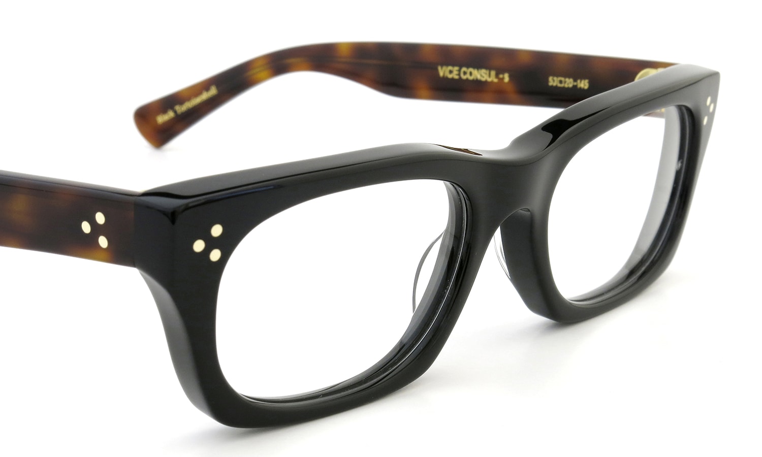 Oliver Goldsmith メガネ通販 VICE CONSUL-s Black Tortoiseshell