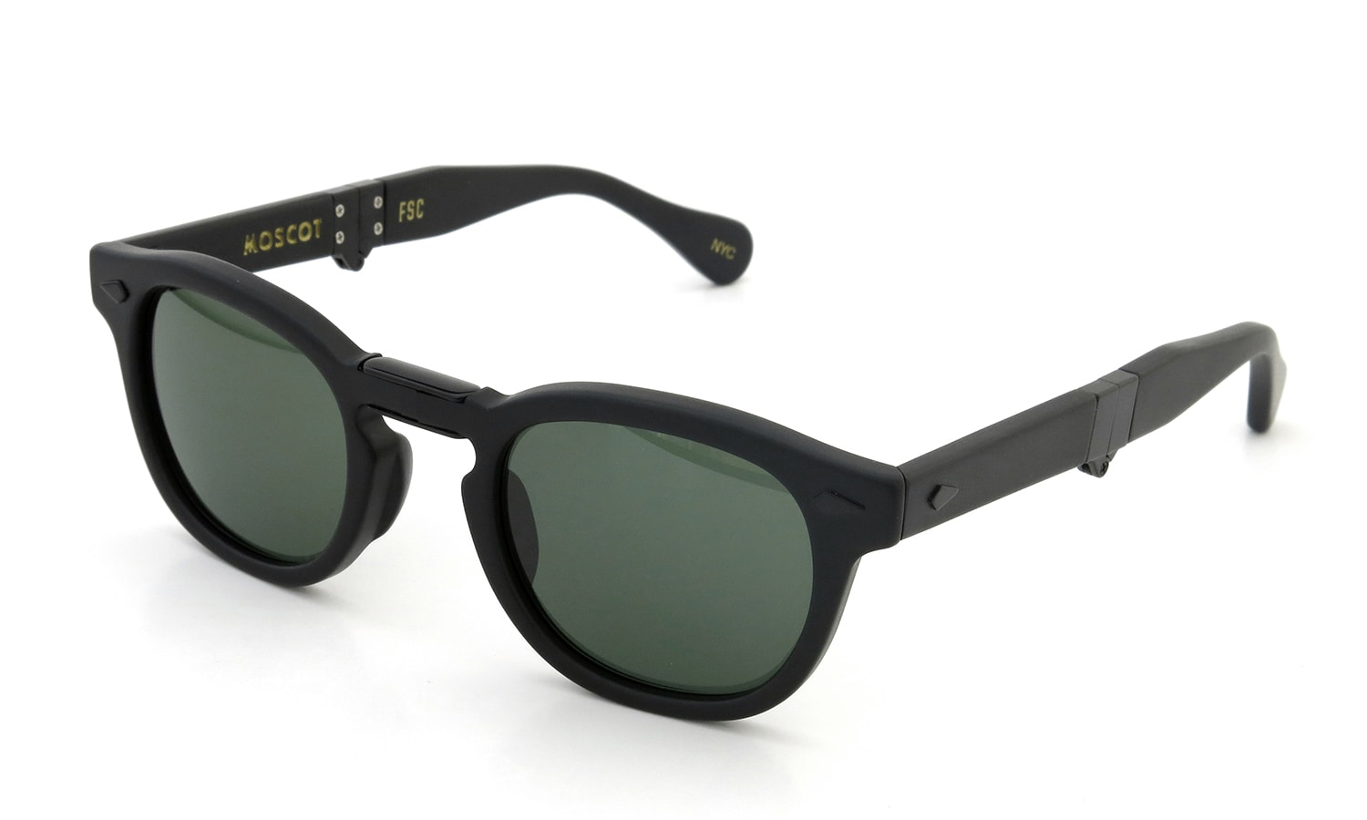 MOSCOT×FSC LEMTOSH FOLD MATTE BLACK 46