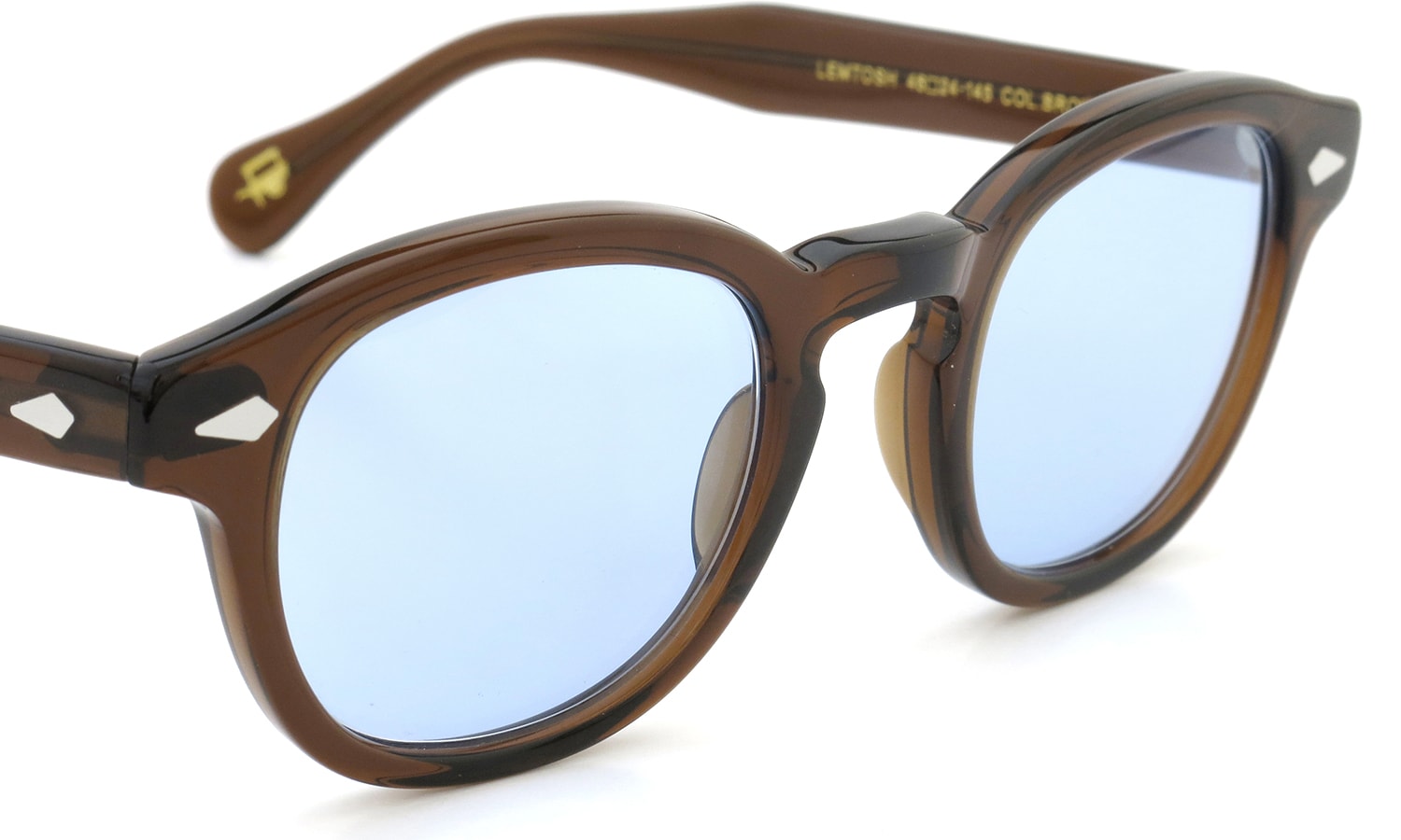 MOSCOT LEMTOSH BROWN ライトブルーレンズ