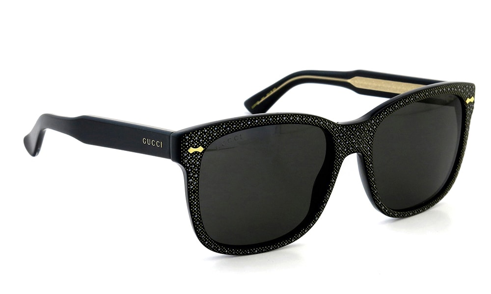 Gucci グッチ サングラス通販 GG0047S (Exclusive) Fashion Inspired-GEM SET col.001  Black (取扱：大宮店) 正規取扱