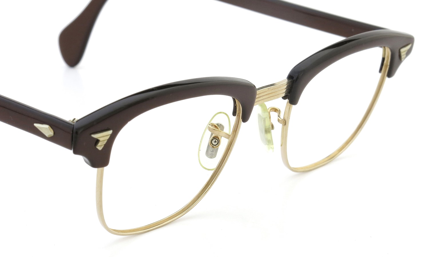 AO Vintage Malcolm-X type:2 1/10 12KGF ウイング鋲 Toffee/Gold 44-20