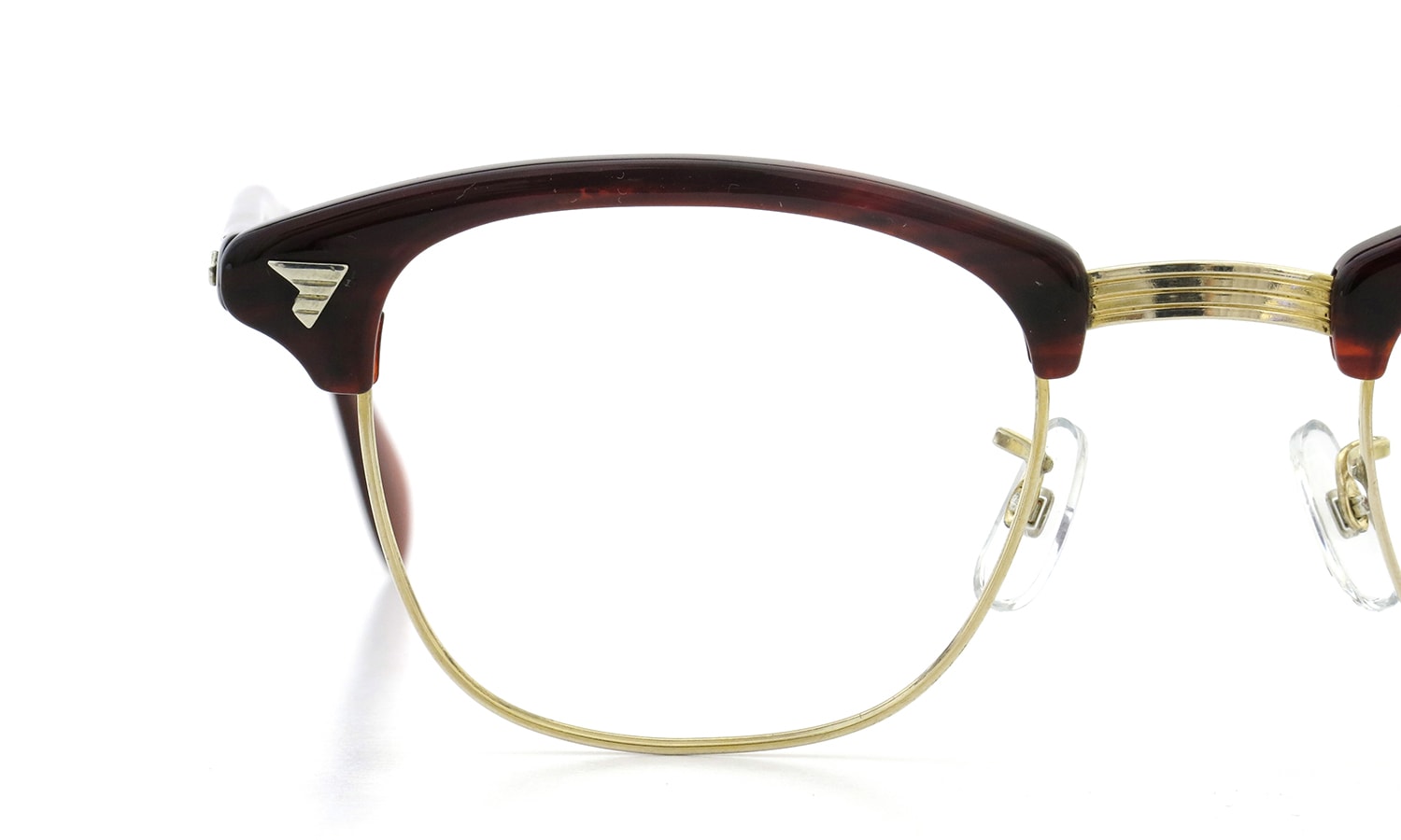 AO Vintage Malcolm-X type:2 1/10 12KGF ウイング鋲 Red-Sasa/Gold