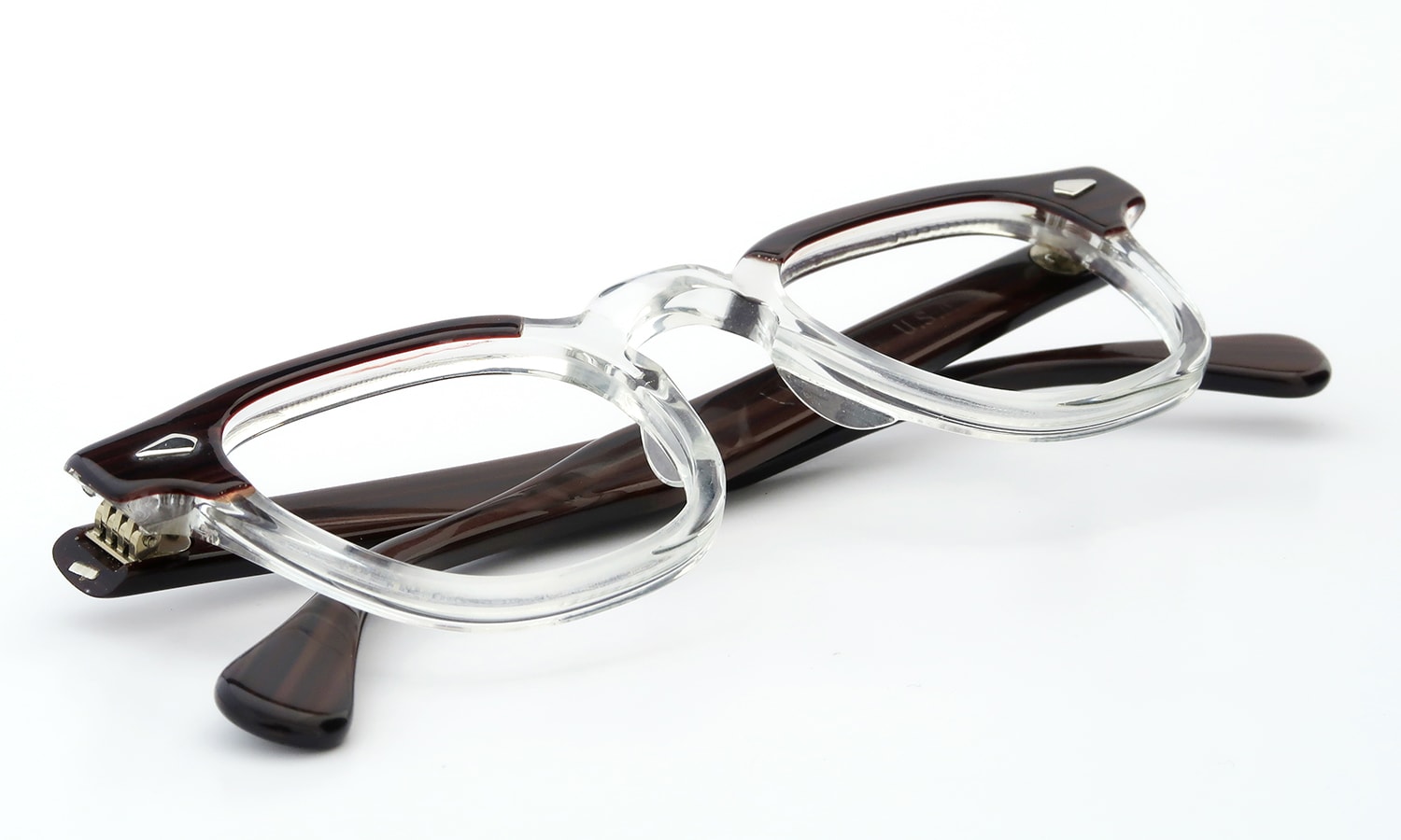 TART Optical vintage ARNEL REDWOOD CB-CLEAR 44-24