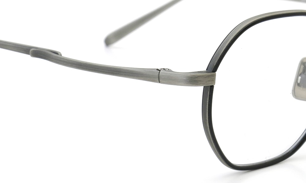 One Three Compound Frame ワンスリー メガネ通販 Cfa 07 Col 10ab 46size ブラック アンティークシルバー 正規取扱