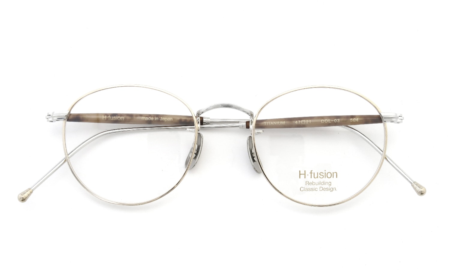 H Fusion エイチフュージョン メガネ通販 Hf 504 Col 03 取扱店 大宮 正規取扱