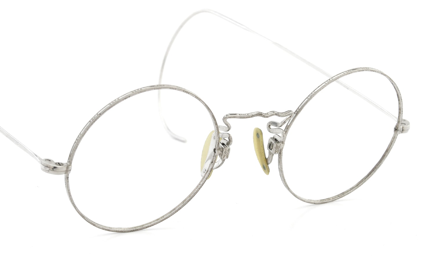 1920-30s American Optical CORTLAND ROUND WHITE GOLD