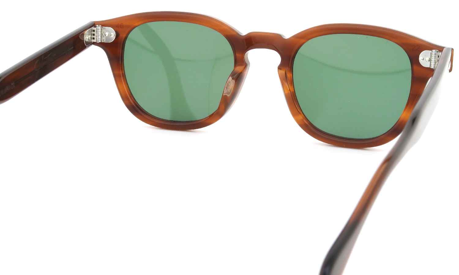 JULIUS TART OPTICAL ジュリアス タート オプティカル サングラスカスタム通販 AR-46-22 PL-002G AMBER