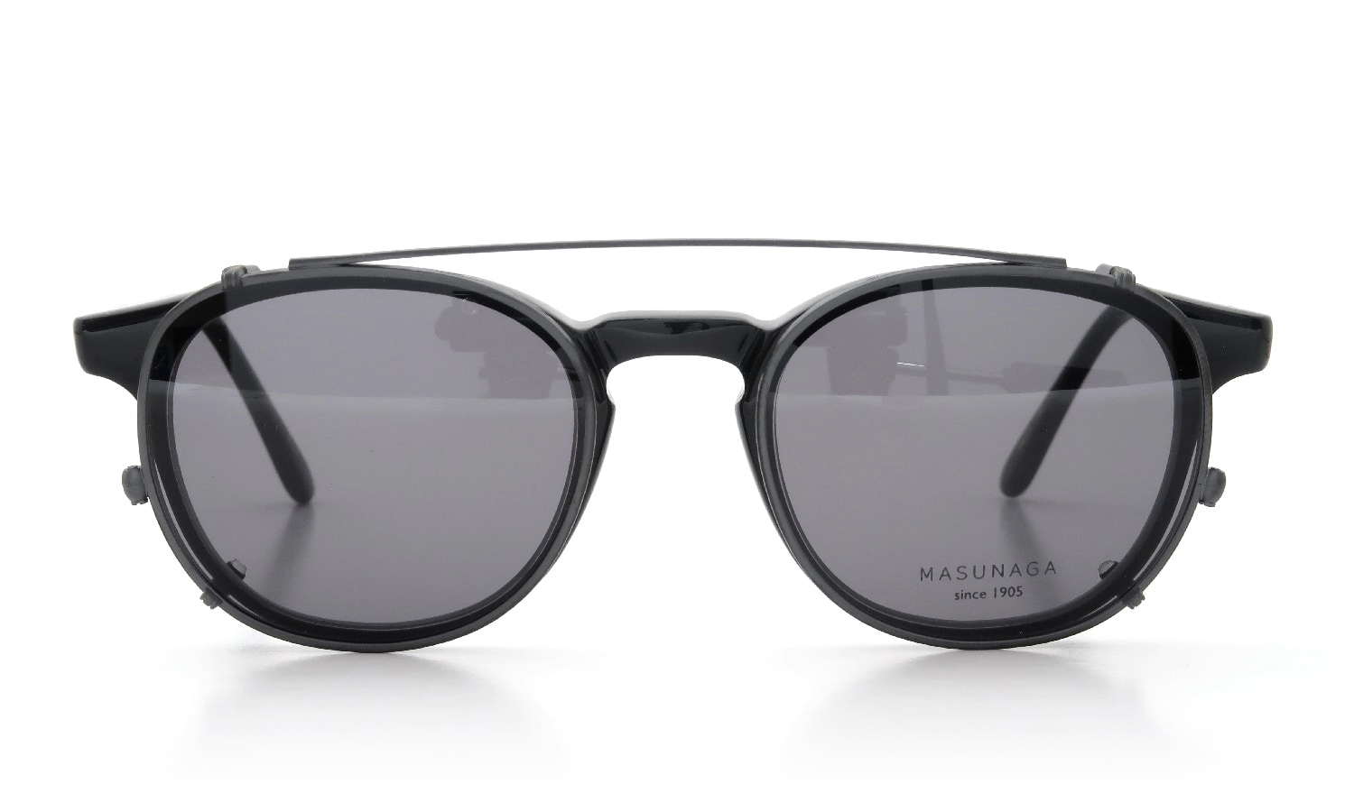 Masunaga G M S 増永眼鏡 メガネ クリップオンサングラス通販 Gms 07 19 Blk Blk 海外限定45サイズ Clipon 39 取扱店 浦和 正規取扱