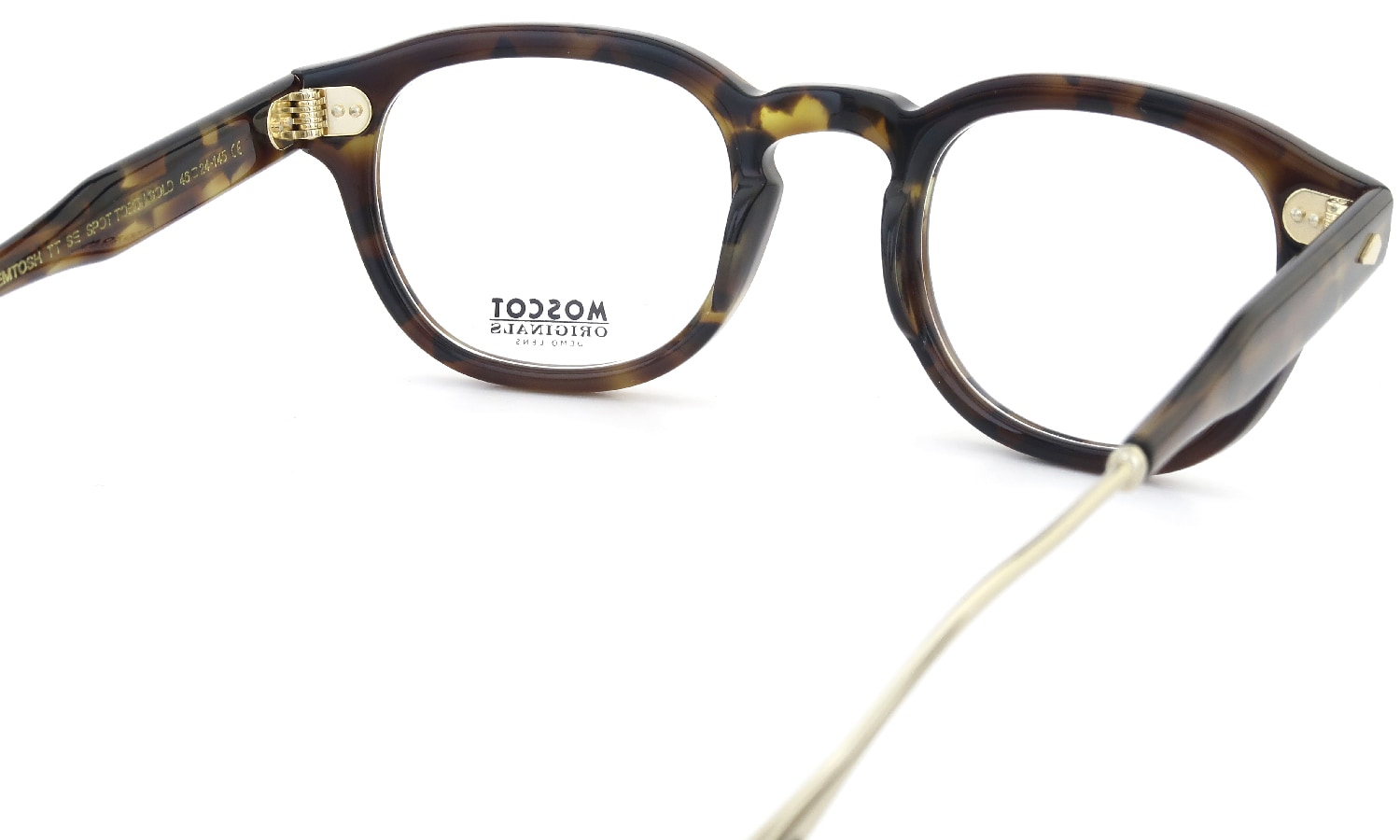 MOSCOT LEMTOSH TT SE SPOT-TORTOISE/GOLD 46size