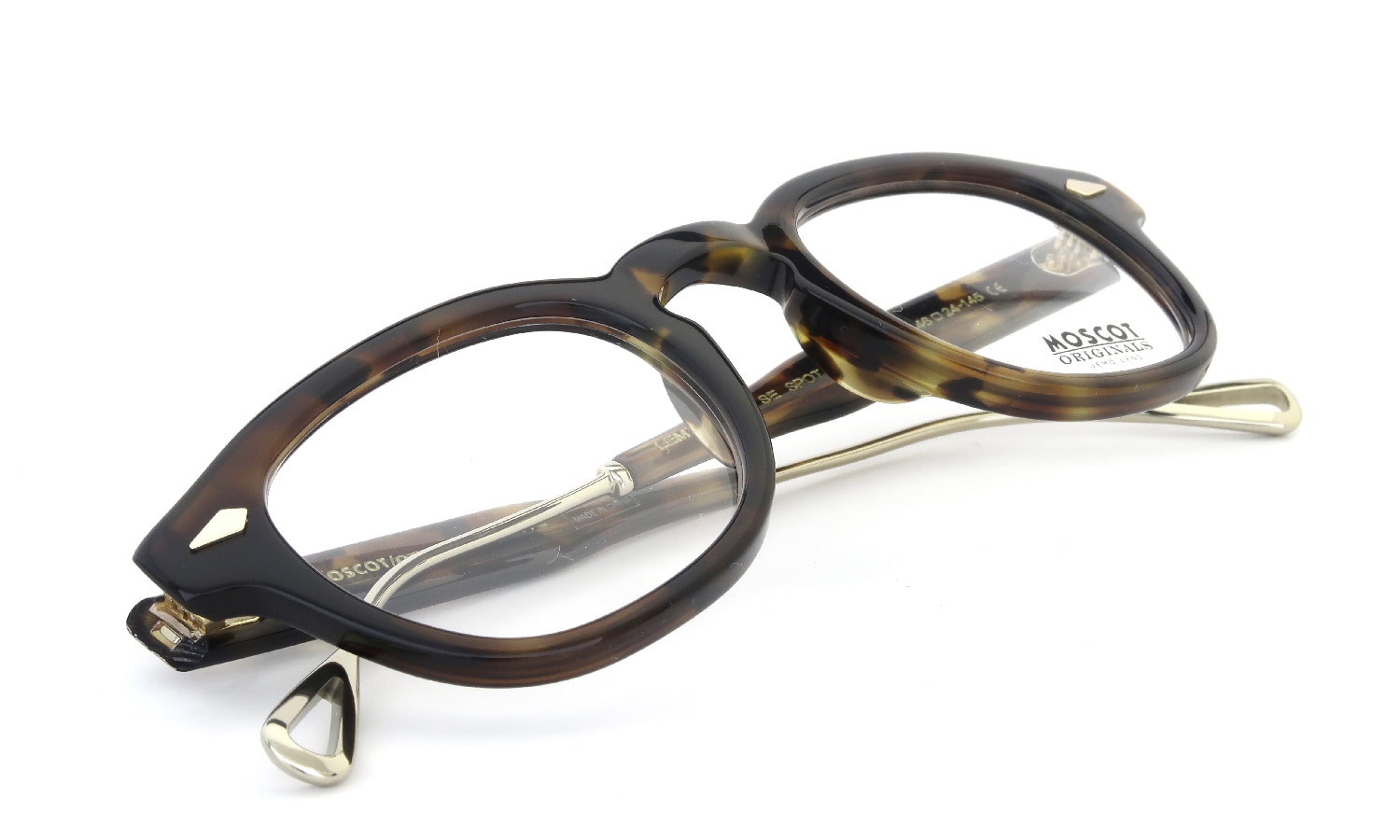 MOSCOT LEMTOSH TT SE SPOT-TORTOISE/GOLD 46size