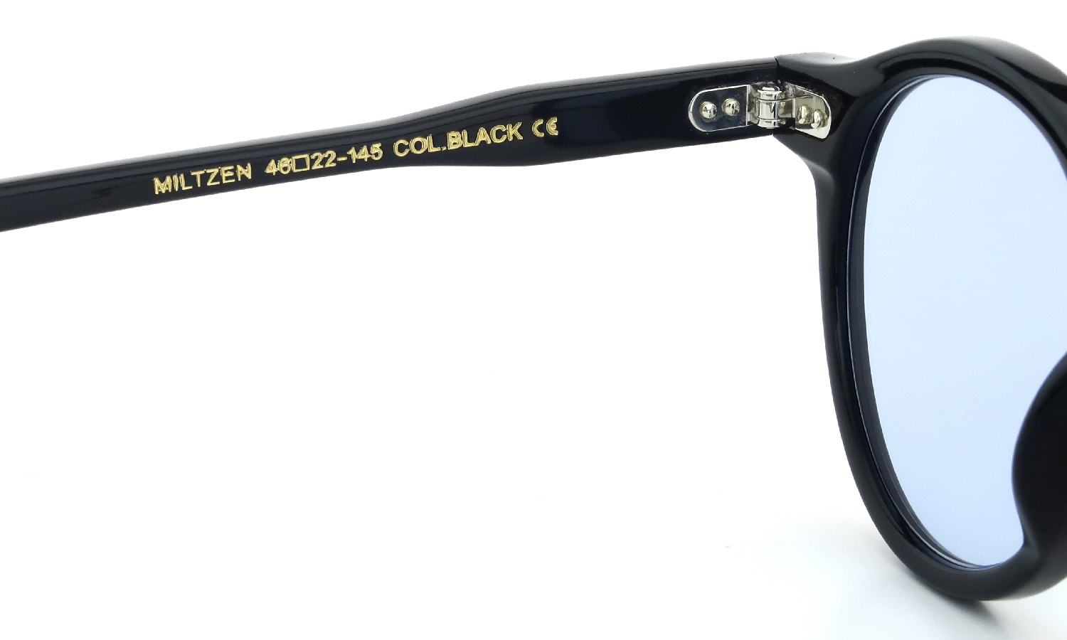 MOSCOT MILTZEN BLACK 46 ライトブルーレンズ