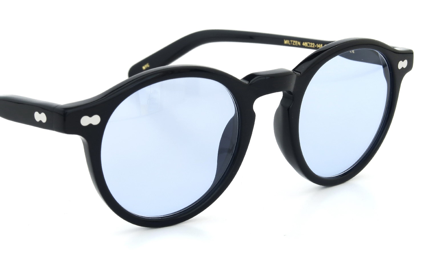 MOSCOT MILTZEN BLACK 46 ライトブルーレンズ