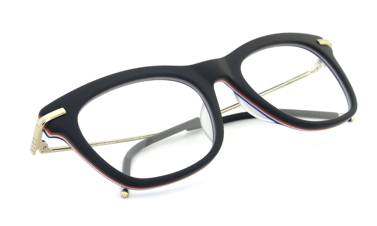 THOM BROWNE TB-712-A BLk-12kGLD