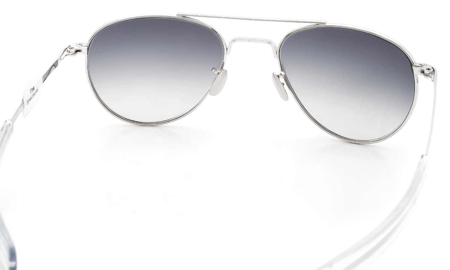 American Optical vintage 1950s Mid-Century-Modern-Pilot White-Gold 1/10 12KGF Grey-Gradation-Lens 12kPads