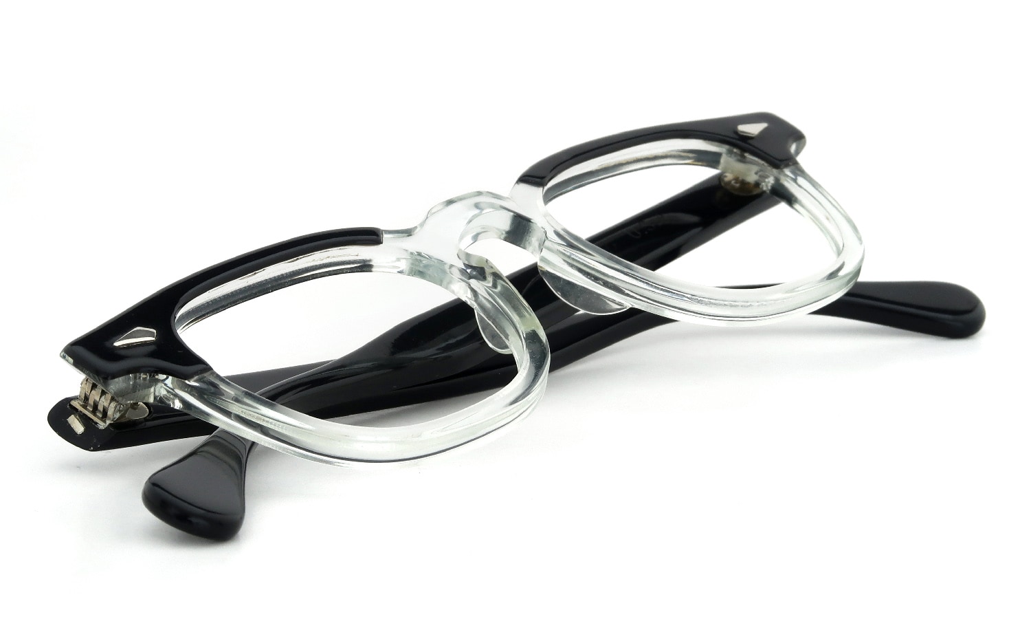 TART OPTICAL vintage ARNEL BLACK-CLEAR 44-20