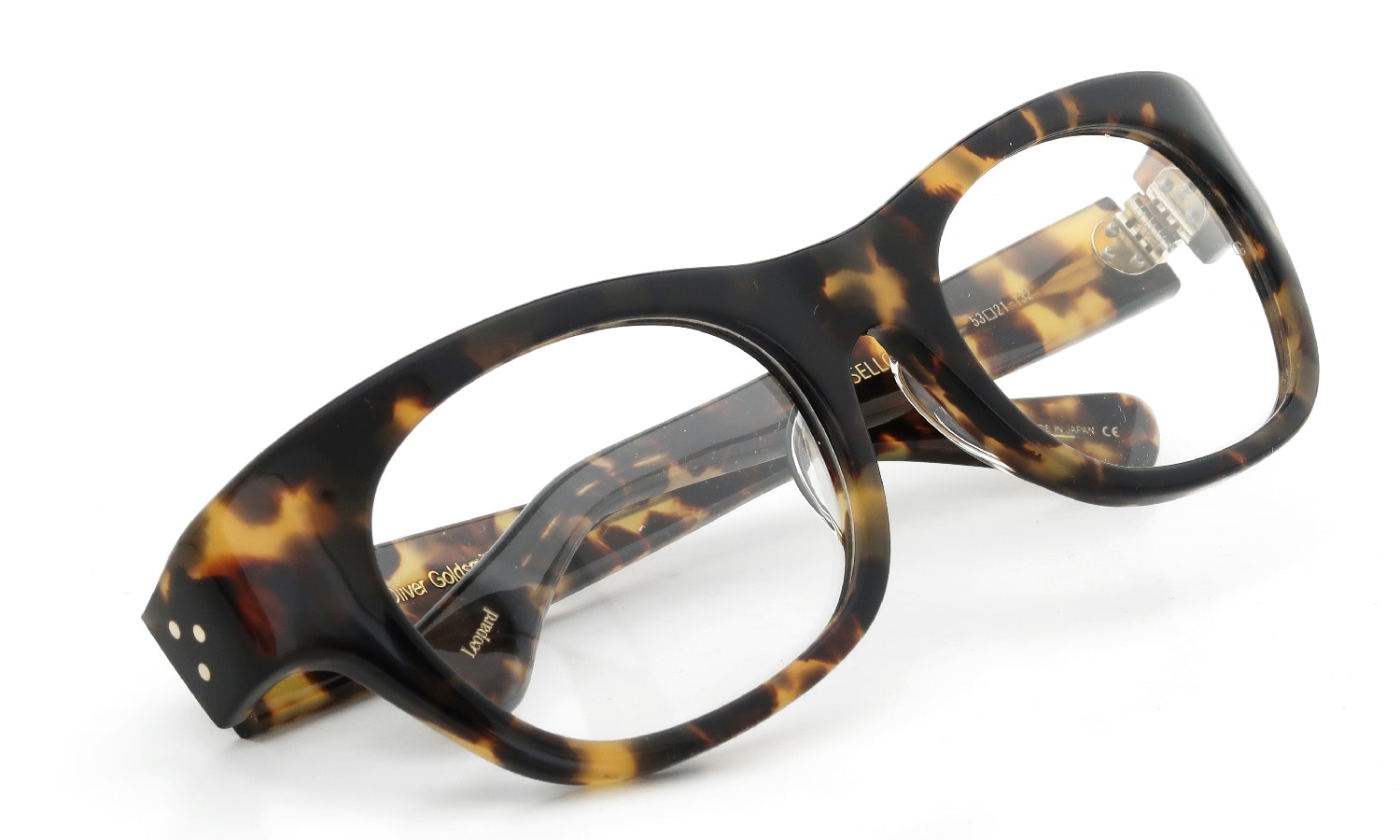 Oliver Goldsmith メガネ通販 COUNSELLOR 53size Leopard