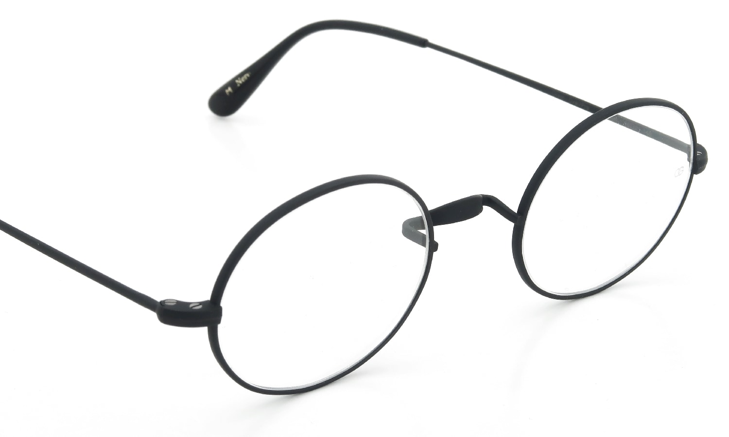 オリバーゴールドスミス メガネ Oliver Oval/Pro Titanium M Nero