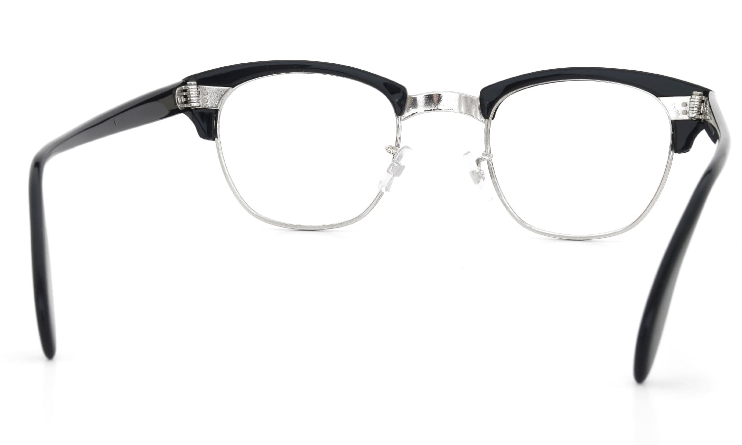 American Optical 1960s〜1980s Brow Combination AO鋲 Black/Silver 48-24