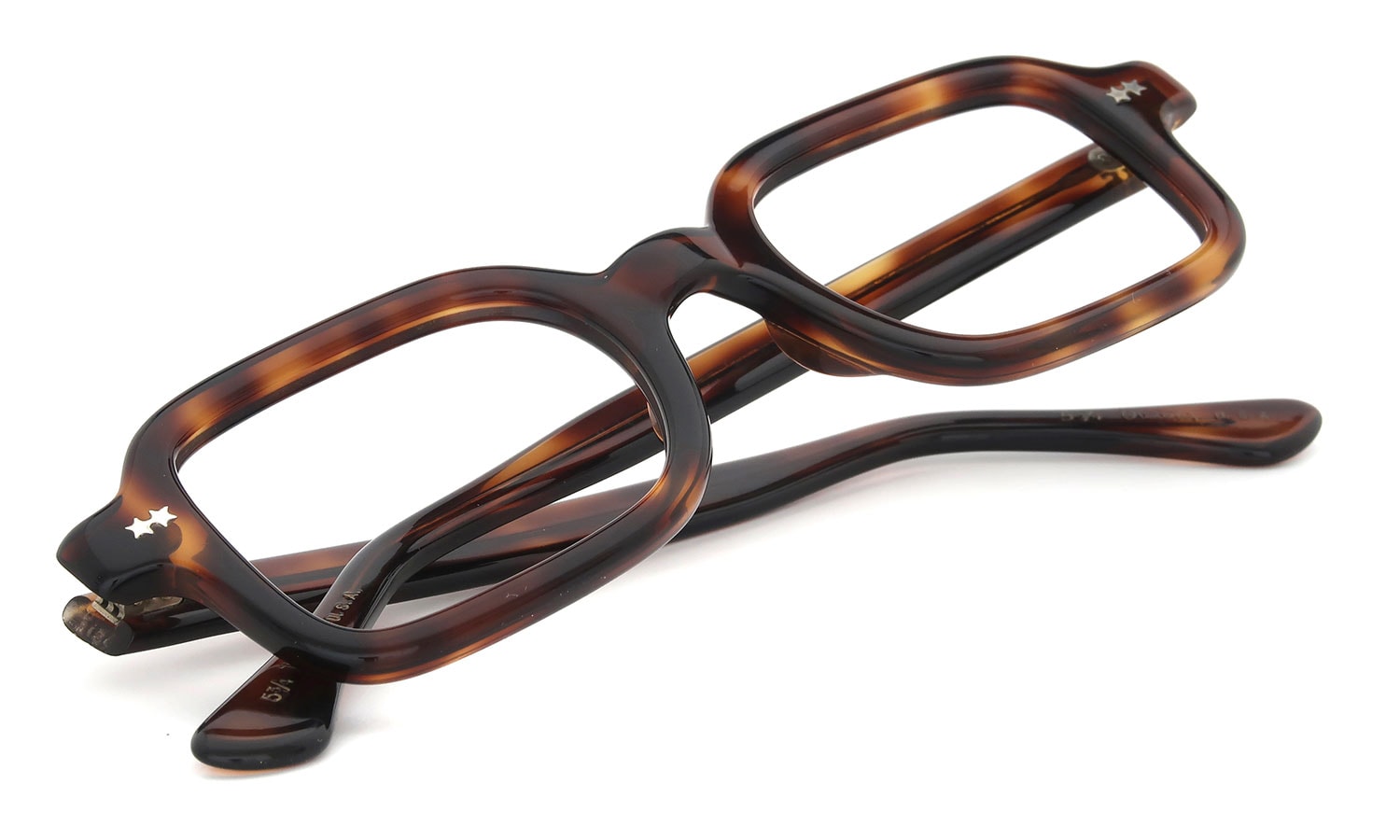 Victory Optical vintage 1960s QUADRA 432 HONEY-AMBER 48-22