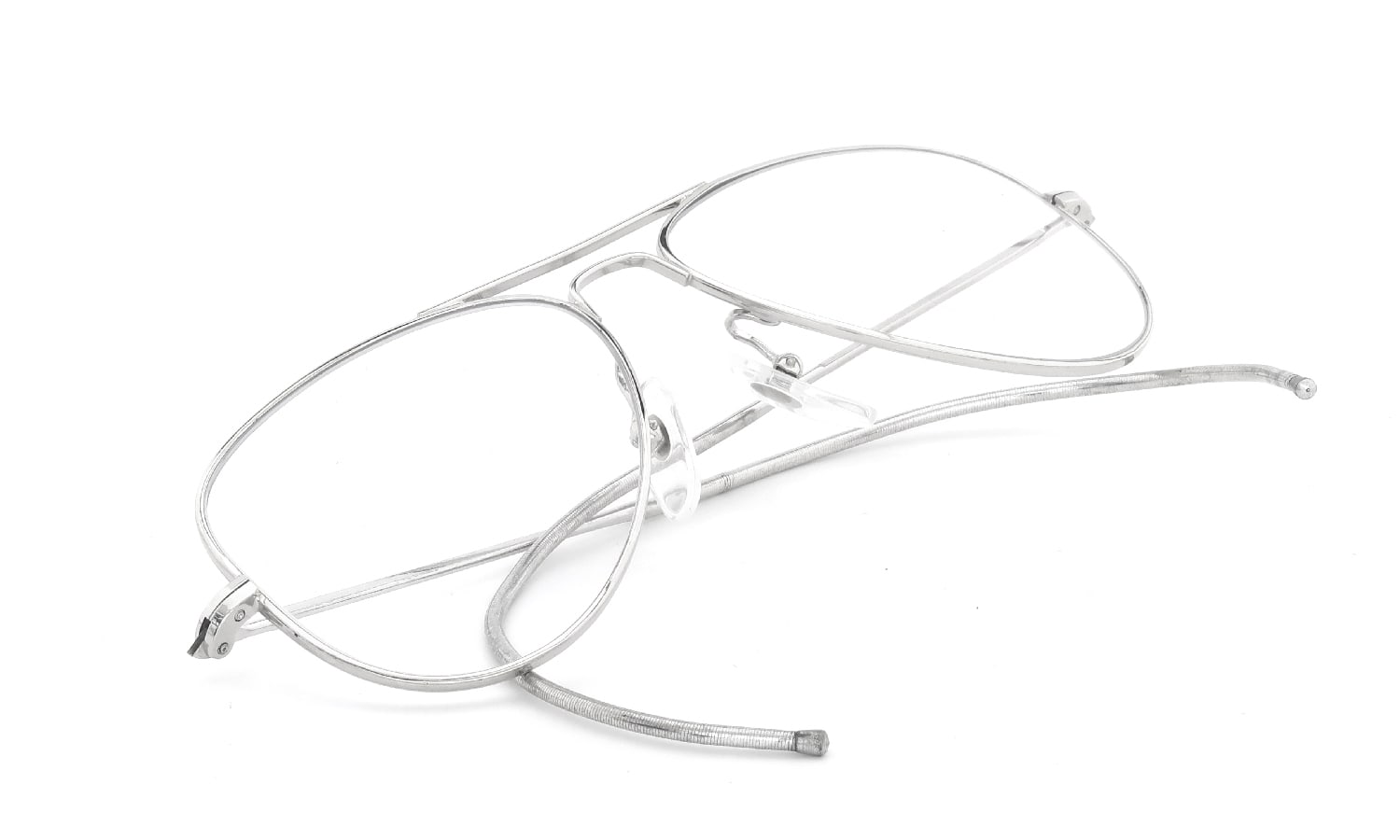 Unknown Vintage Frame Aviator 001 Silver